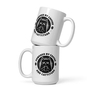 Cat Mugs | Powered By Coffee and Cattitude!