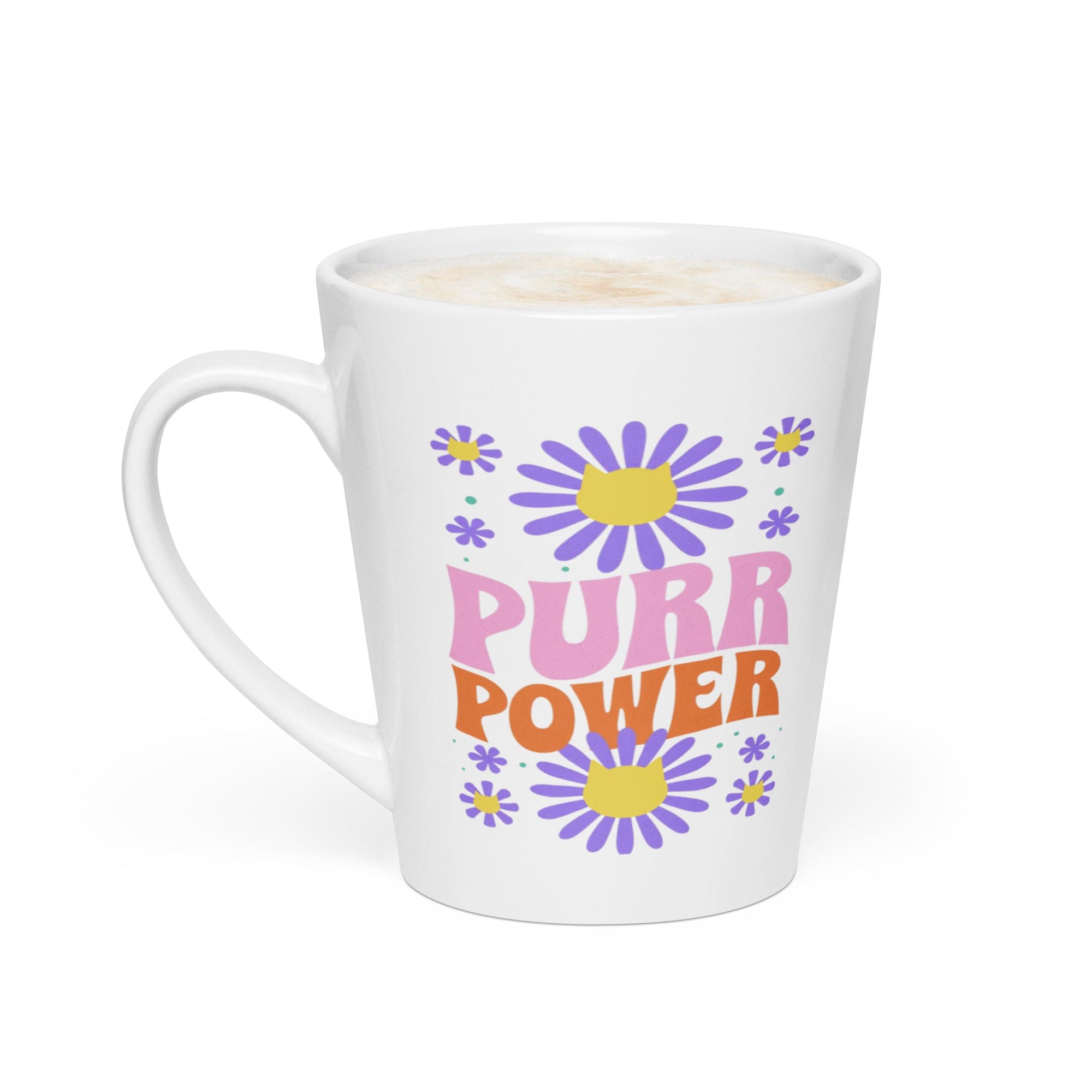 Purr Power Latte Mug