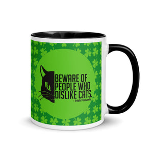 Irish Proverb Cat Mug