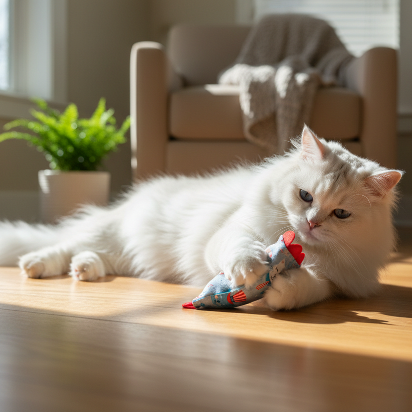 Red White &amp; Blue Cat Toys | Made in USA