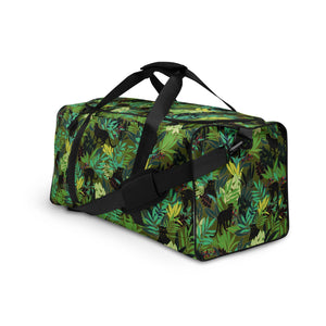 Cat-Themed Duffel Bag | Jungle Panther | Side view