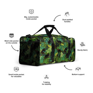 Cat-Themed Duffel Bag | Jungle Panther.  description