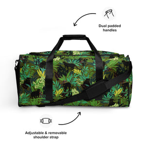 Cat-Themed Duffel Bag | Jungle Panther. Description