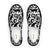 Cat-Themed Canvas Shoes | Black Cat Damask Design