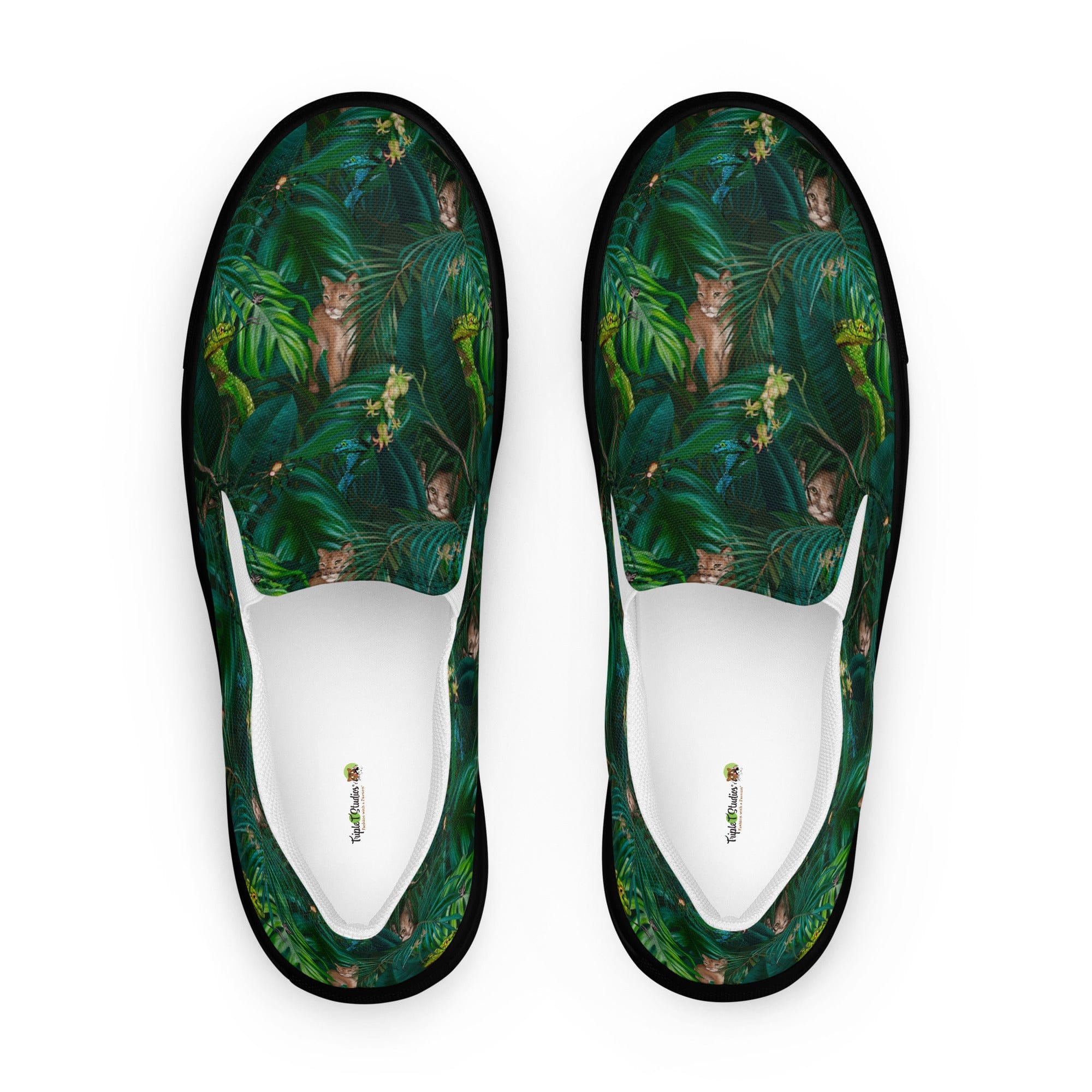 Cat-Themed Slip-On Canvas Shoes | Tropical Puma