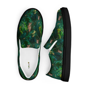 Cat-Themed Slip-On Canvas Shoes | Tropical Puma