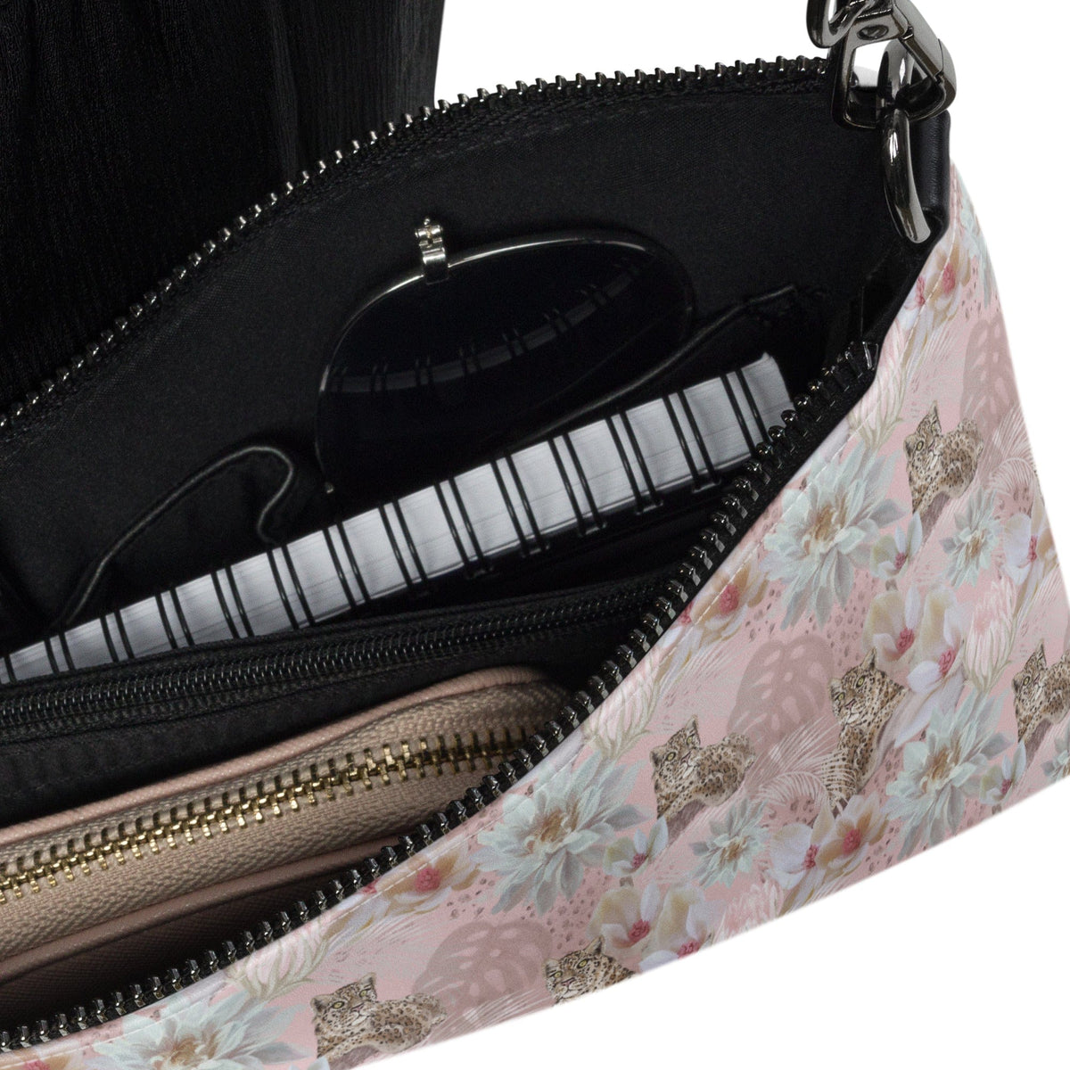 Cat Crossbody Bag | Leopard &amp; Lotus. inside