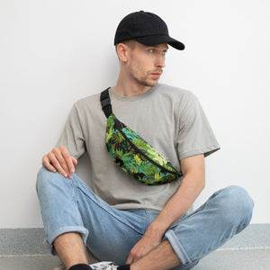 Cat Fanny Pack | Jungle Panther on Male Model