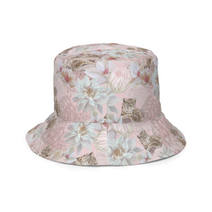 Leopard and Lotus Bucket Hat