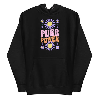 Cat-Themed Hoodie | Purr Power  front