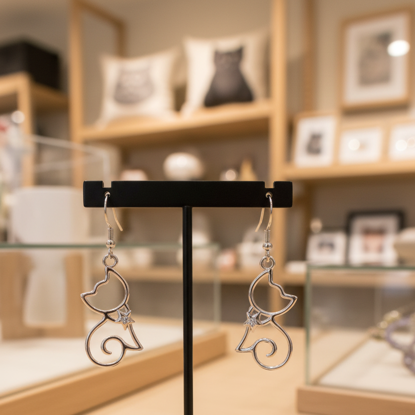 Shining Star Earrings | Sterling Silver