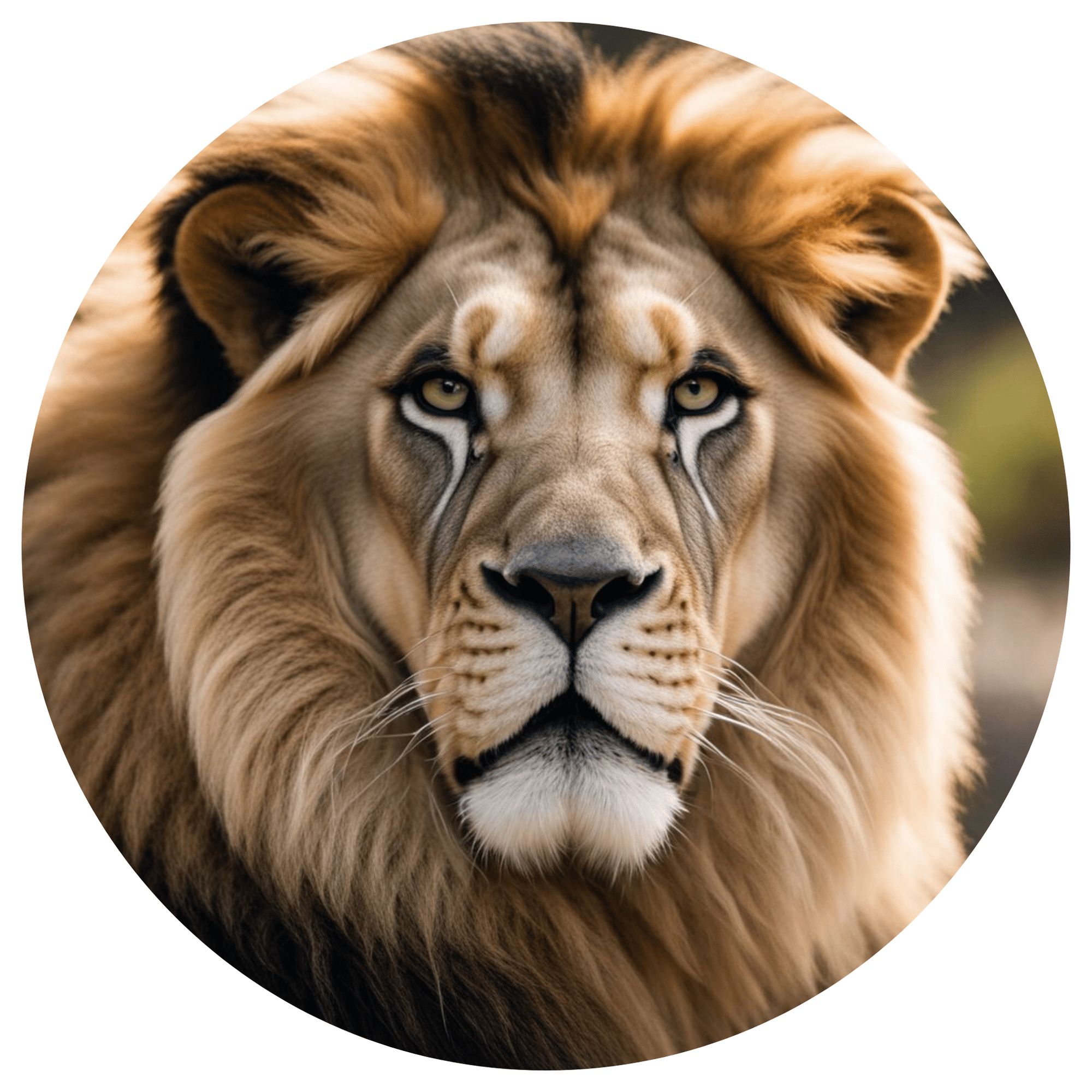 African Lion Digital Download Sticker