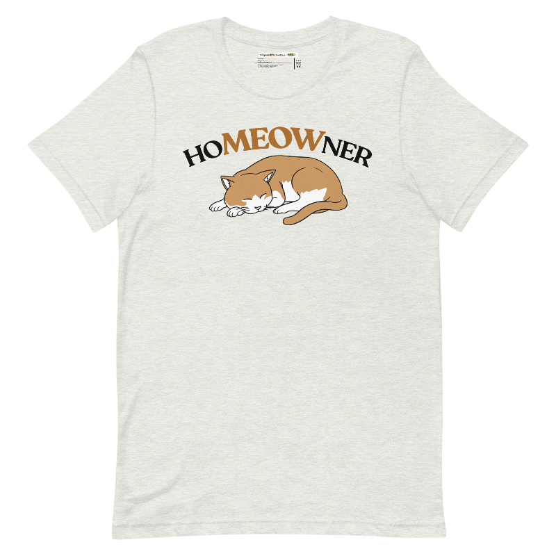 Cat T Shirt | HoMEOWner. Ginger 