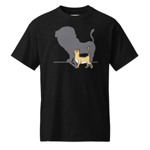 Cat T Shirt. Cat with Lion Shadow