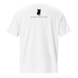 Black Cat Pocket T-Shirt. Back