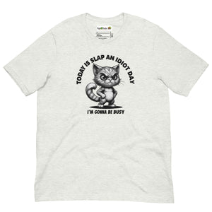 Cat T-Shirt | Slap and Idiot Day