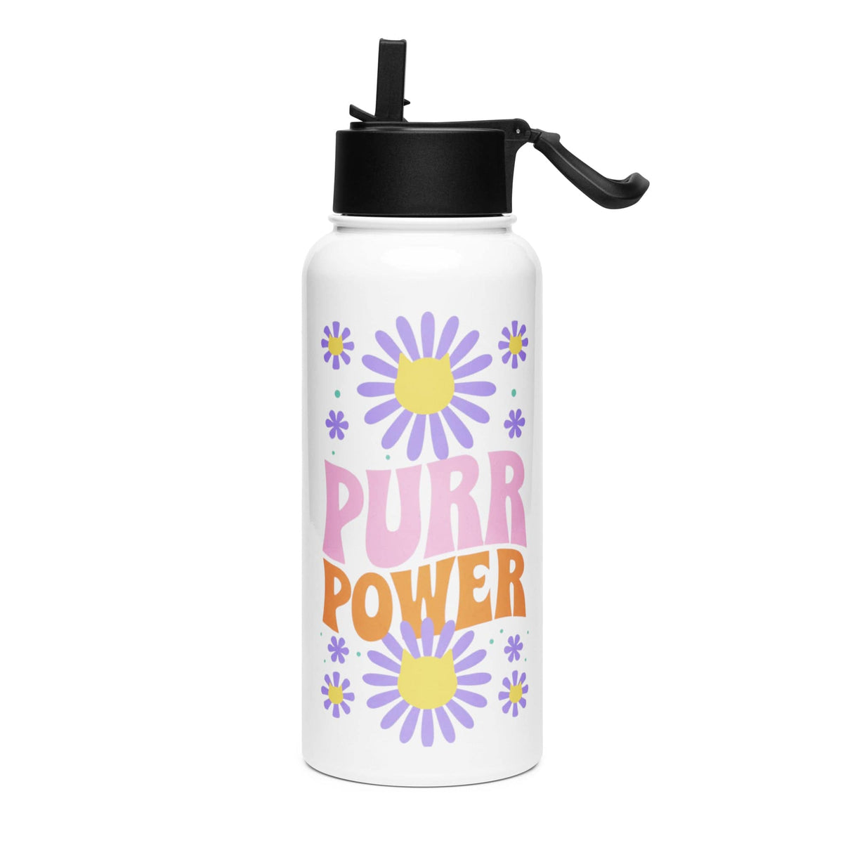 Purr Power Water Bottle -2