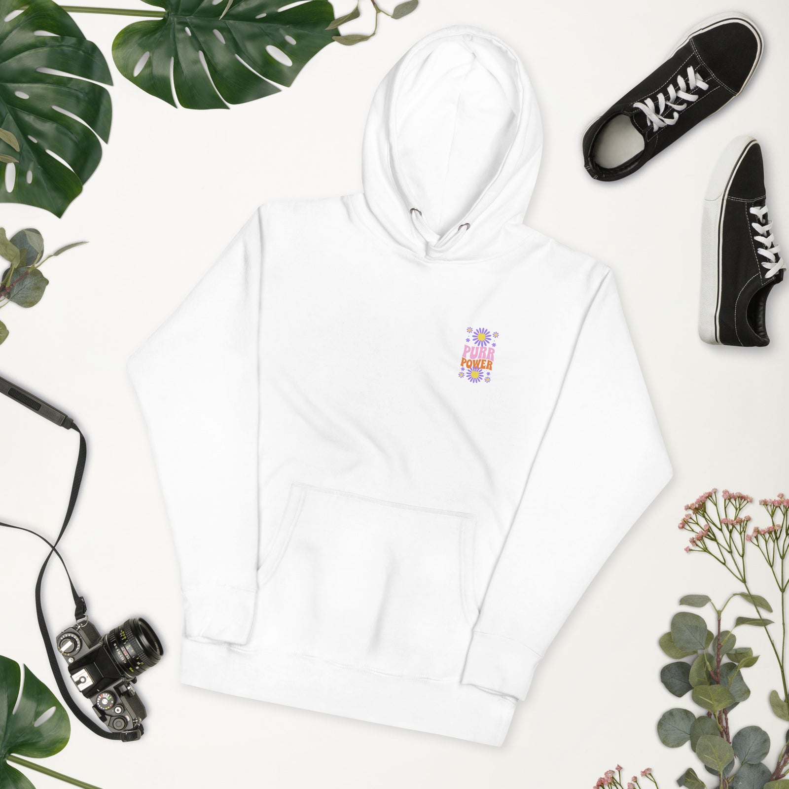Cat-Themed Hoodie | Purr Power | Unisex