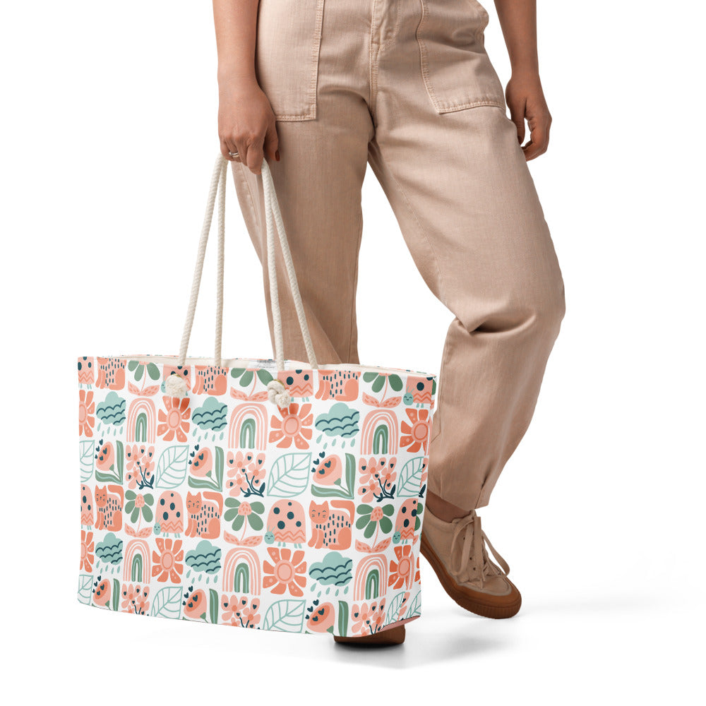 Weekender Tote | Coastal Cats