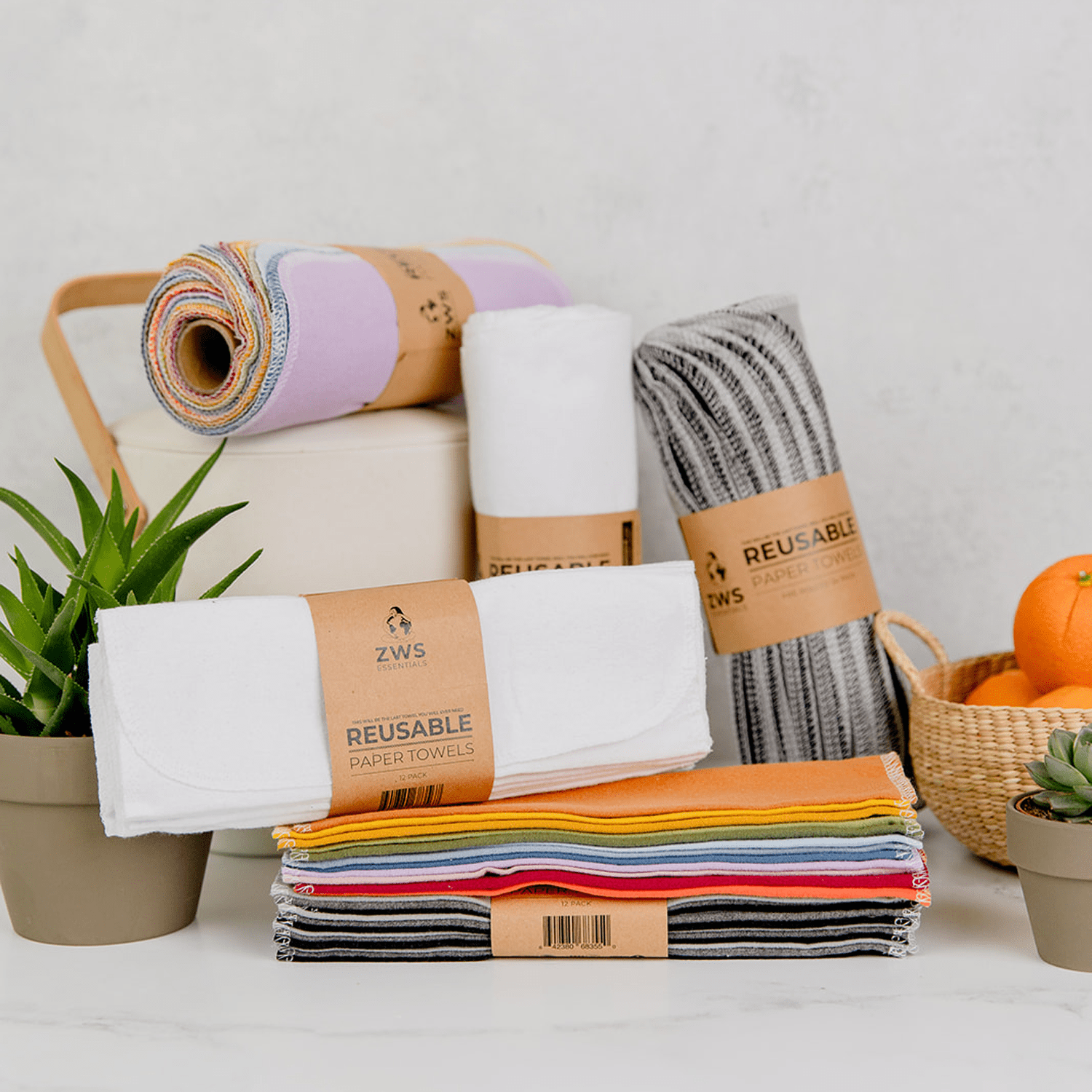 Reusable Paper Towels | Zero Waste Reusable Towels