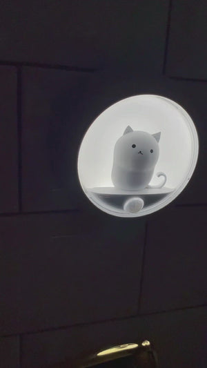 The Tiniest Tiger Motion Sensor Cat Night Light, White