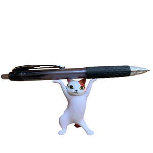 Dancing Cat Holding Pen