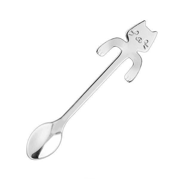 Silver Cat Spoon