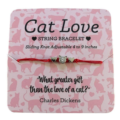 Valentine Cat Friendship Bracelet