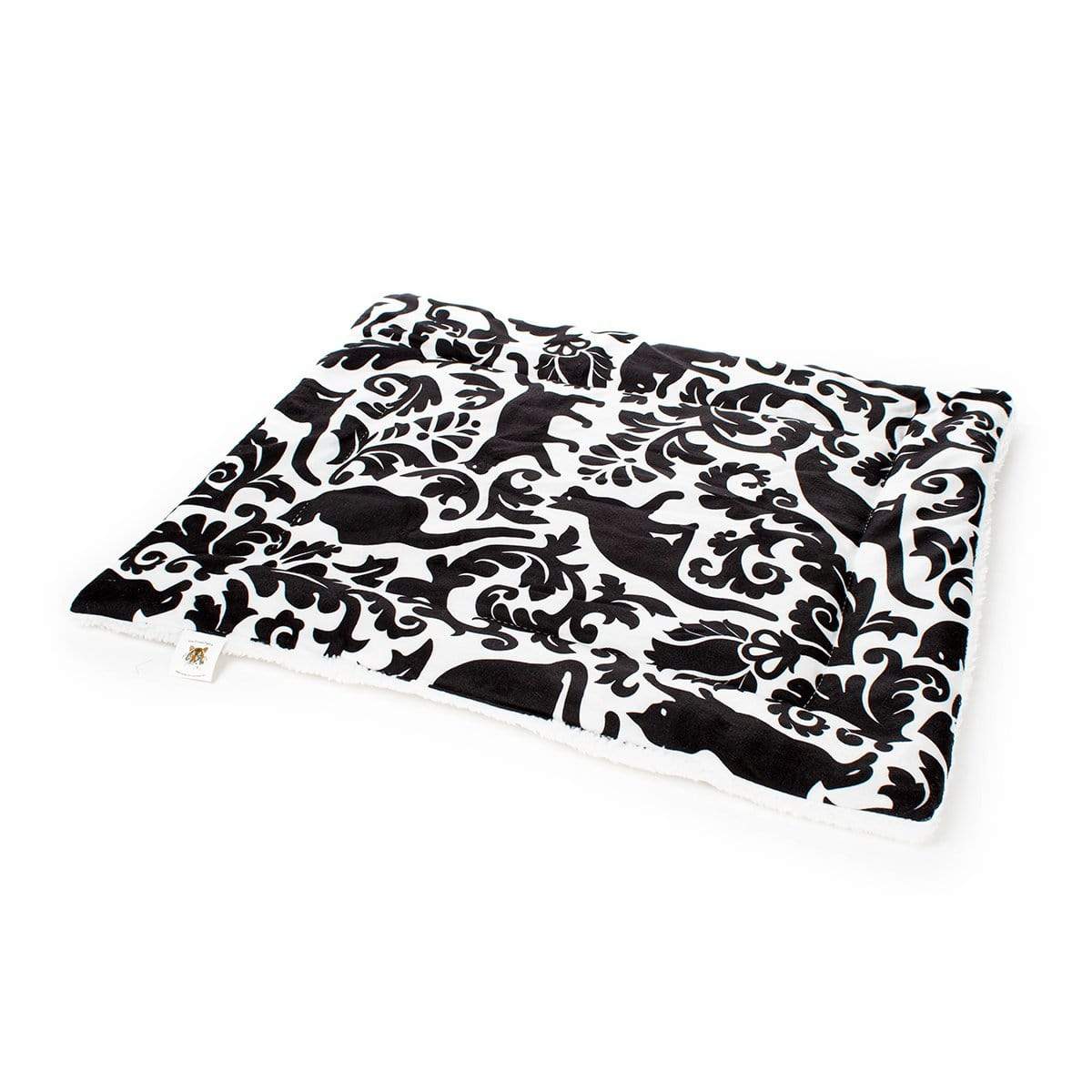 Cat Mat-Black Cat Damask-Triple T Studios
