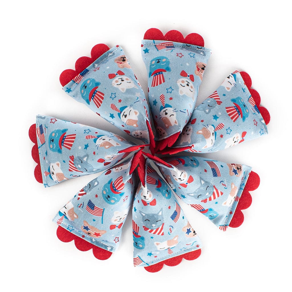 Patriotic Cat Shaker Toys