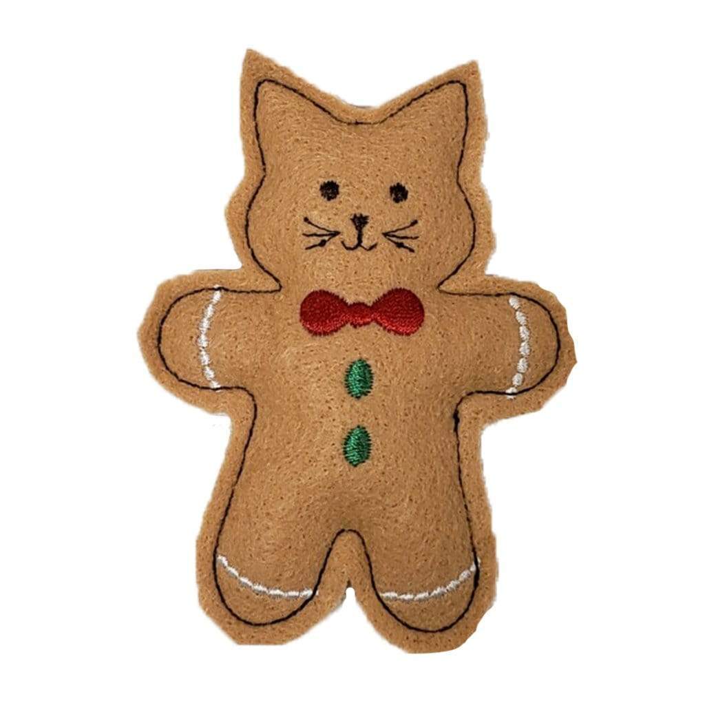 Gingerbread Cat- Cat Toy- Made in USA