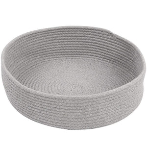 Gray Cotton Rope | Cat Bed