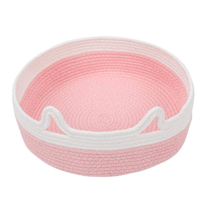 Cat Bed | Cat Ear Cotton Rope Bed