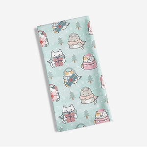 Cat Tea Towel Holiday Gift Giving