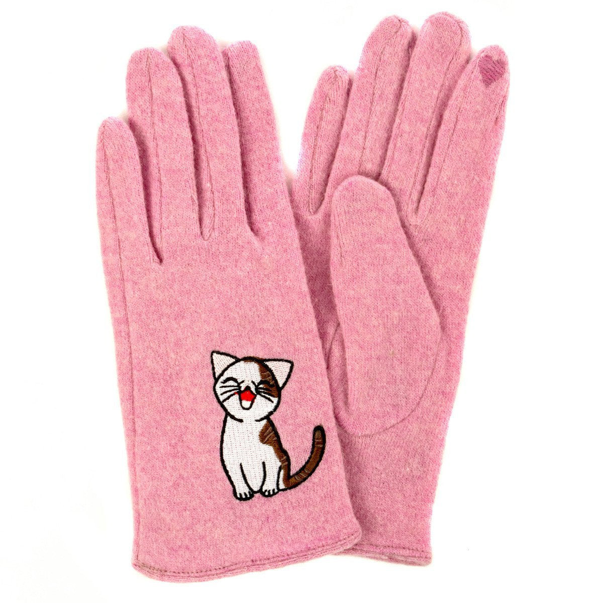 Cat Fashion | Sweet Annie Cat Gloves- pink
