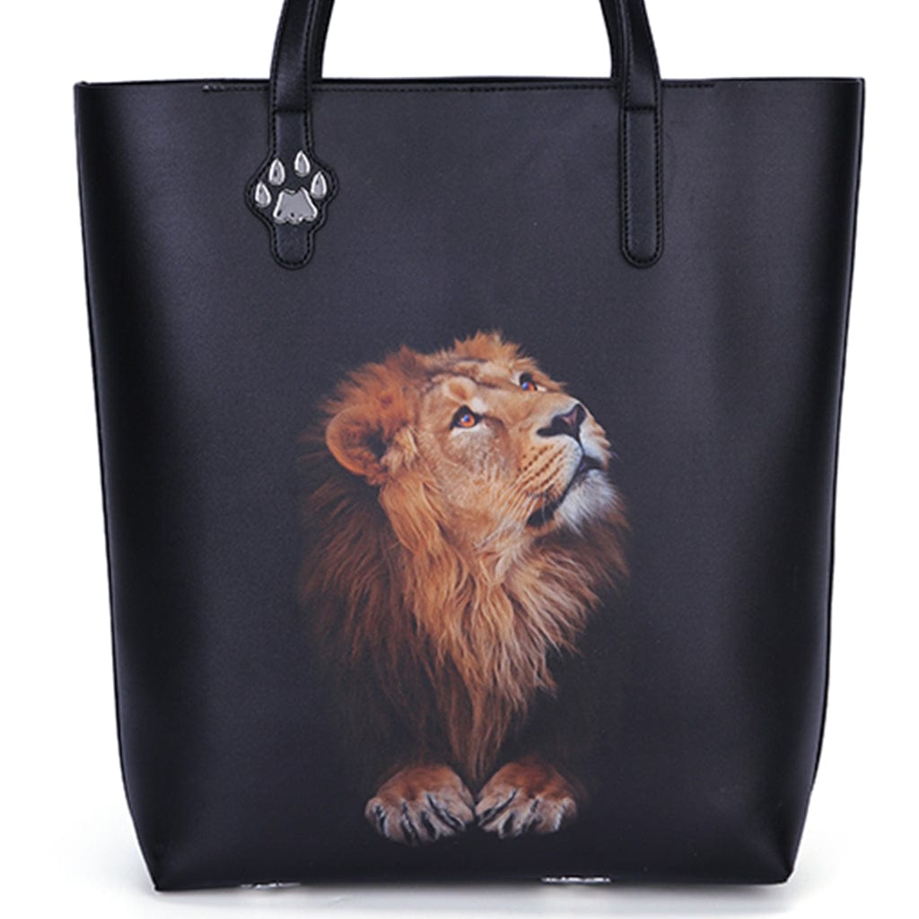 African Lion Tote. Cat Tote