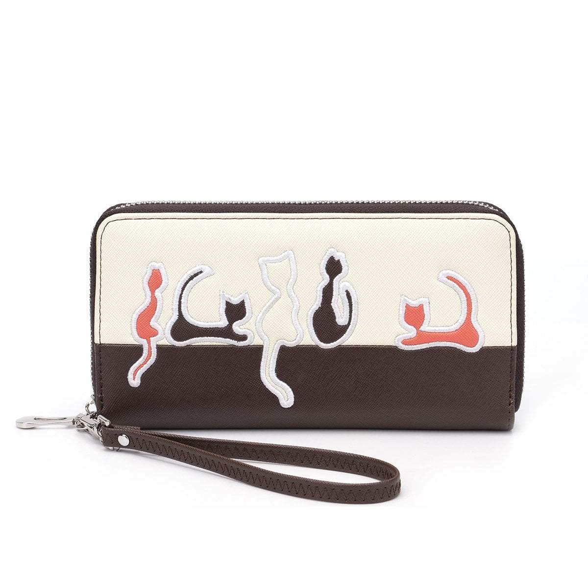 Refined Cat Wallet | Beige
