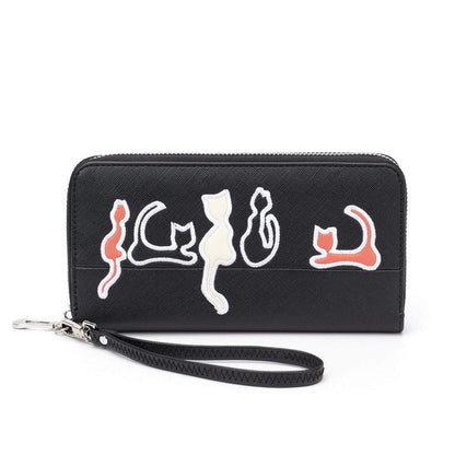 Refined Cat Wallet | Black