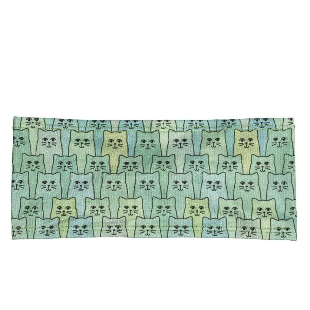 Cat headband.  Green