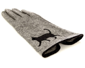 Cat Gloves| Cat Design| Wool Cat Glove
