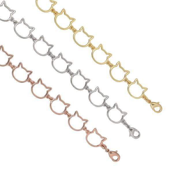 Cat Jewelry-cat bracelet/chain link design
