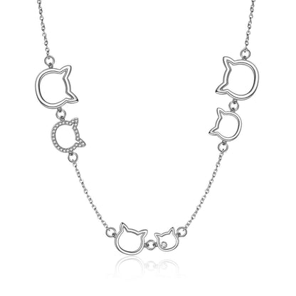 Cat Station Necklace