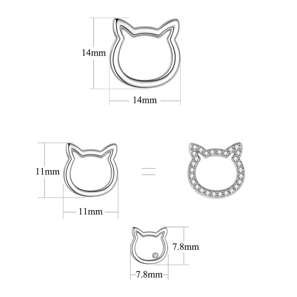 Cat Station necklace. size