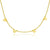 PURR Cat Necklace. Gold