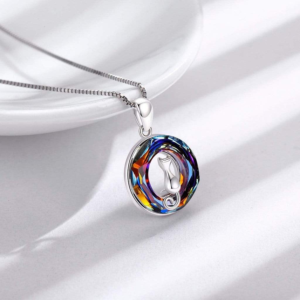 Rainbow Moonstone Cloud Happy Face Necklace – Buddha Blossom Jewels