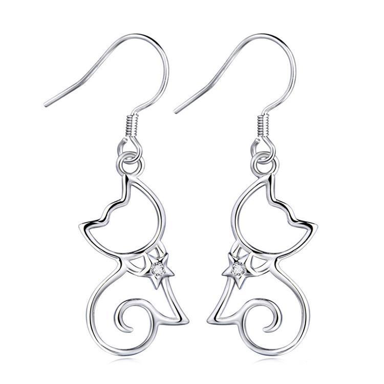 Cat Jewelry | Shining Star Earrings - Triple T Studios - 1