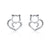 Shiny Happy Cat Earrings