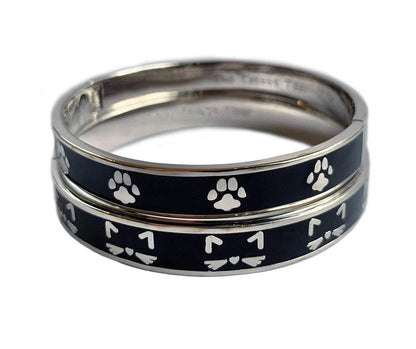 cat bangle stack