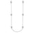 Crystal Cat Necklace-Clear 