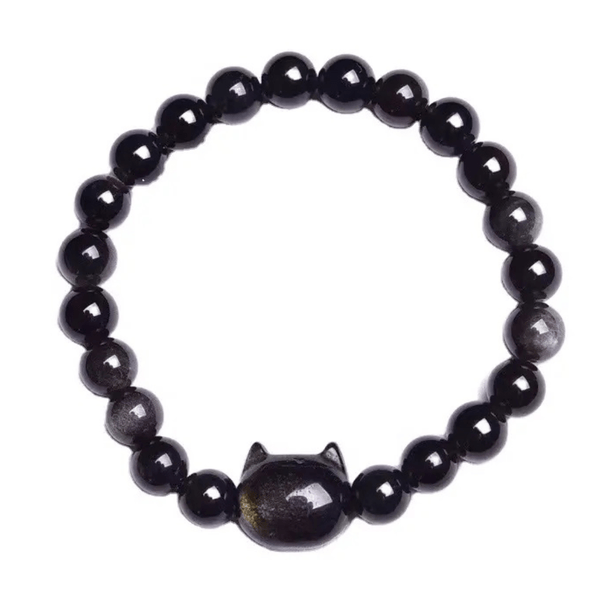 Triple Protection Bracelet Tigers Eye Black Obsidian and Hematite 8mm Beads  Bracelet Magnetic for Men Women Jewelry - AliExpress